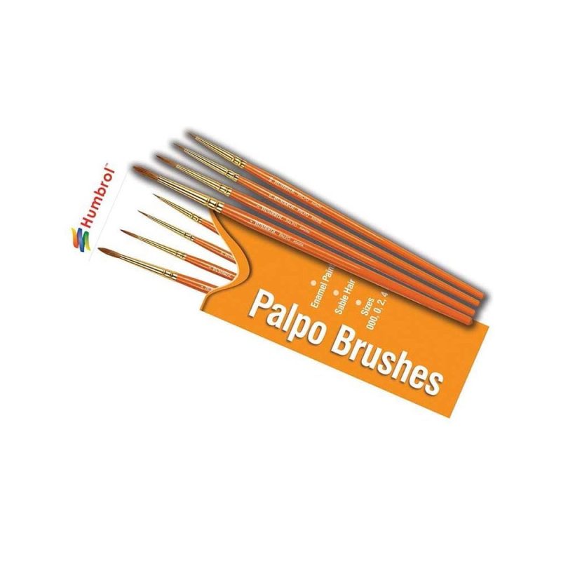 Humbrol Palpo Brush Pack (000-0-2-4) AG4250 Humbrol Palpo Brush Pack (000-0-2-4) AG4250