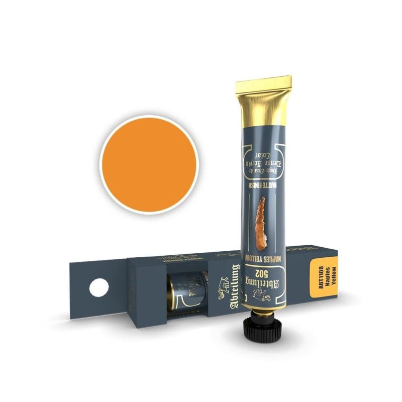 20ml Naples Yellow Acrylic Tube Abteilung 502 ABT-1108
