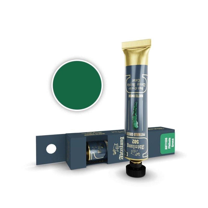 20ml Phthalo Green Acrylic Tube Abteilung 502 ABT-1136 20ml Phthalo Green Acrylic Tube Abteilung 502 ABT-1136