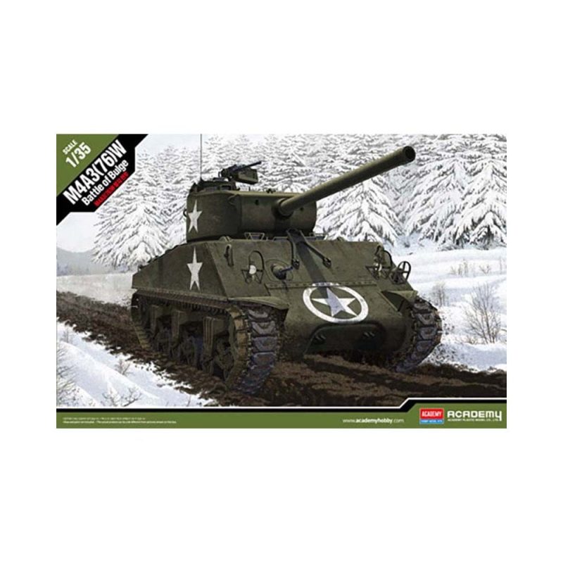 Academy US Army M4A3 76mm Battle of the Bulge (1/35) 13500 Academy US Army M4A3 76mm Battle of the Bulge (1/35) 13500