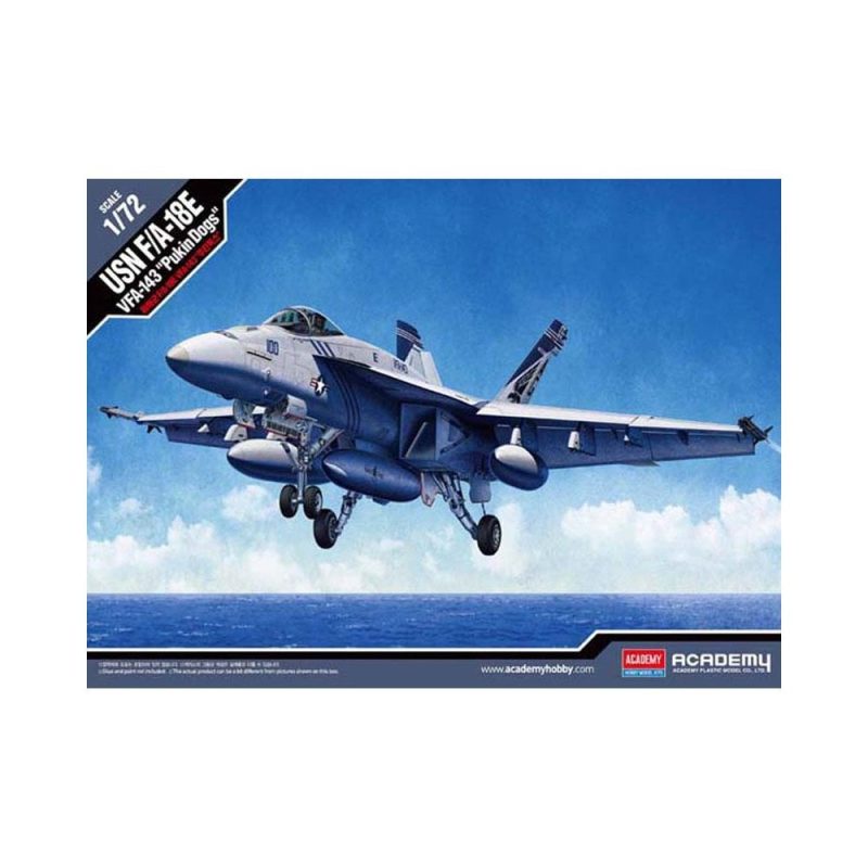 Academy F/A-18E USN VFA-143 Pukin' Dogs (1/72) 12547