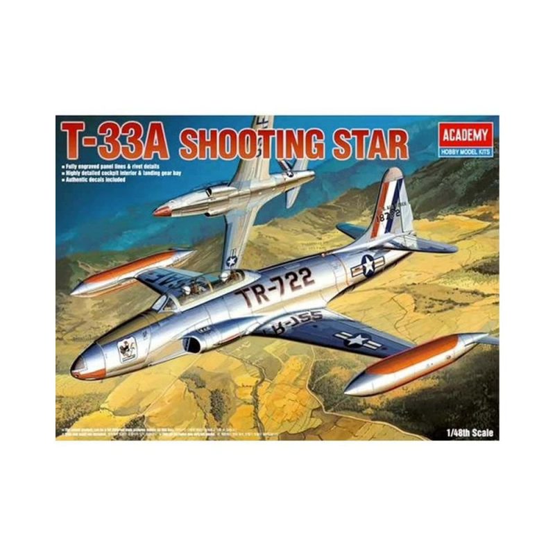 Academy T-33A Shooting Star (1/48) 12284 Academy T-33A Shooting Star (1/48) 12284