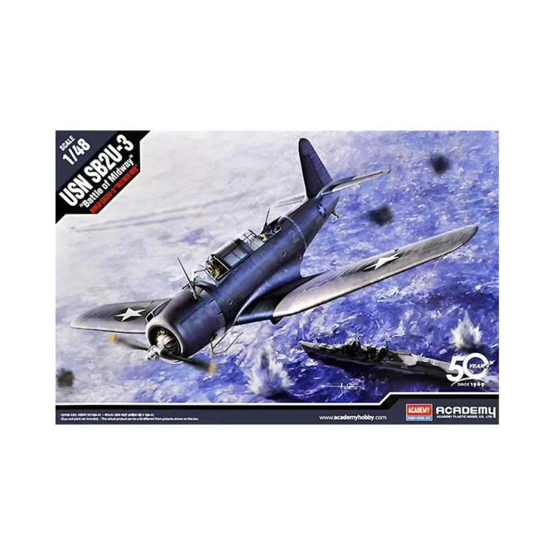 Academy SB2U-3 Vindicator Battle of Midway (1/48) 12324 Academy SB2U-3 Vindicator Battle of Midway (1/48) 12324