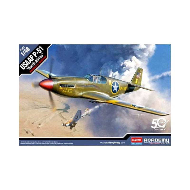 Academy USAAF P-51 North Africa Mustang Mk IA (1/48) 12338 Academy USAAF P-51 North Africa Mustang Mk IA (1/48) 12338