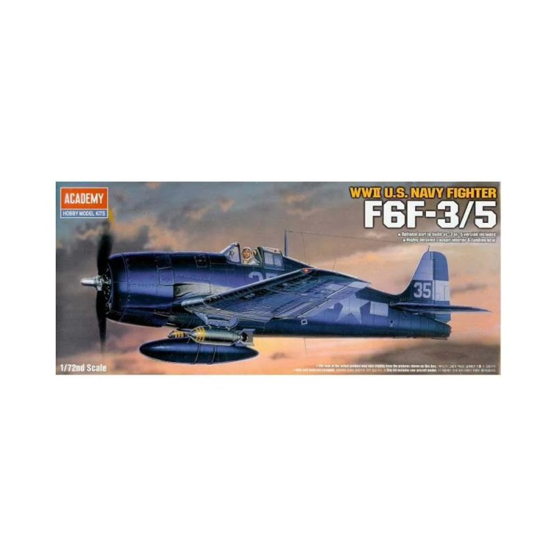 Academy Grumman F6F-3/5 Hellcat (1/72) 12481 Academy Grumman F6F-3/5 Hellcat (1/72) 12481