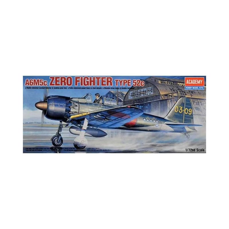 Academy Mitsubishi A6M5c Zero Fighter Type 52C (1/72) 12493 Academy Mitsubishi A6M5c Zero Fighter Type 52C (1/72) 12493