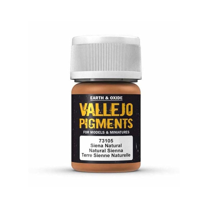 Vallejo Pigment Natural Sienna (35ml) 73.105 Vallejo Pigment Natural Sienna (35ml) 73.105