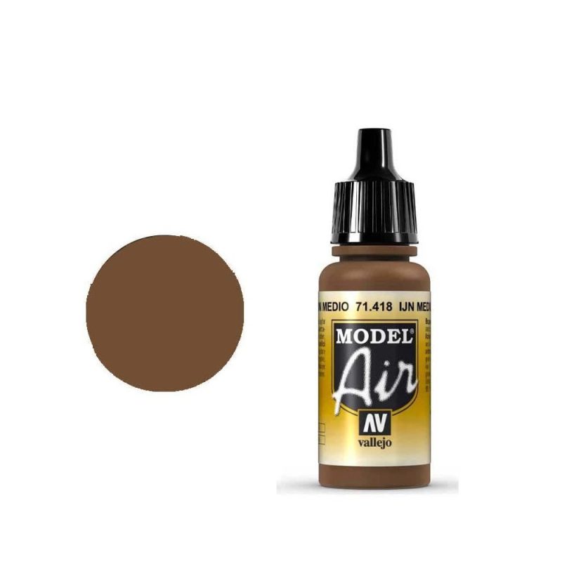 Vallejo Model Air - IJN Medium Brown (18ml) 71.418 Vallejo Model Air - IJN Medium Brown (18ml) 71.418