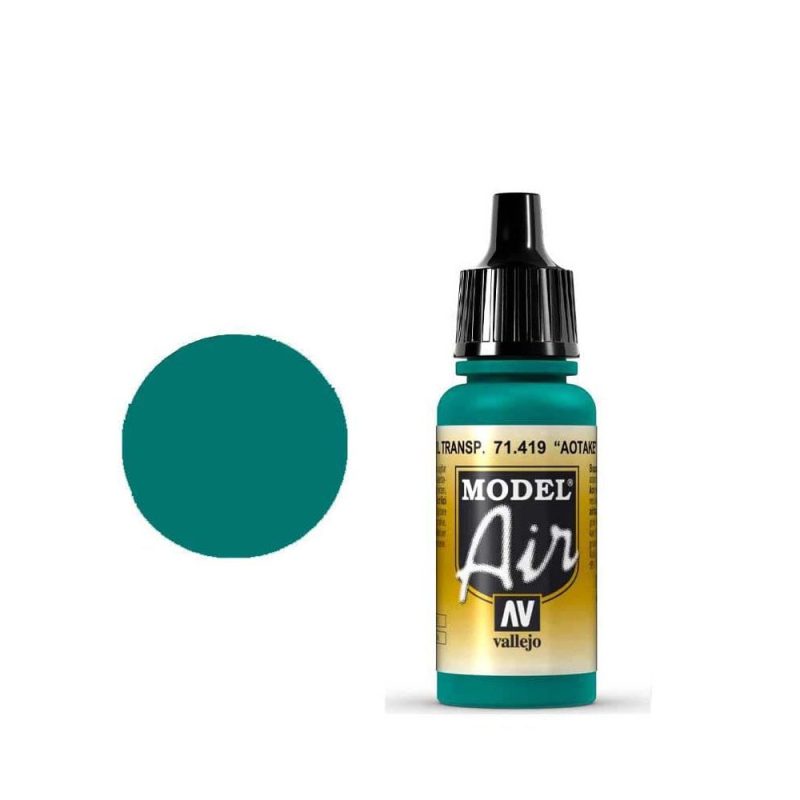 Vallejo Model Air - Aotake Translucent Blue (18ml) 71.419 Vallejo Model Air - Aotake Translucent Blue (18ml) 71.419