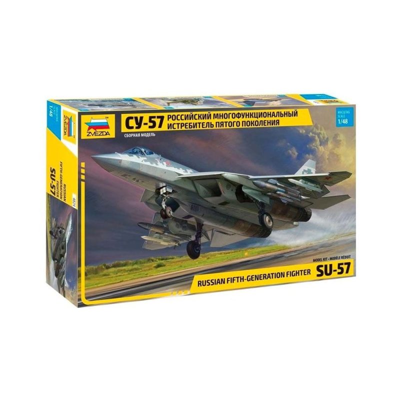 Zvezda Sukhoi SU-57 Russian Fighter (1/48) 4824 Zvezda Sukhoi SU-57 Russian Fighter (1/48) 4824