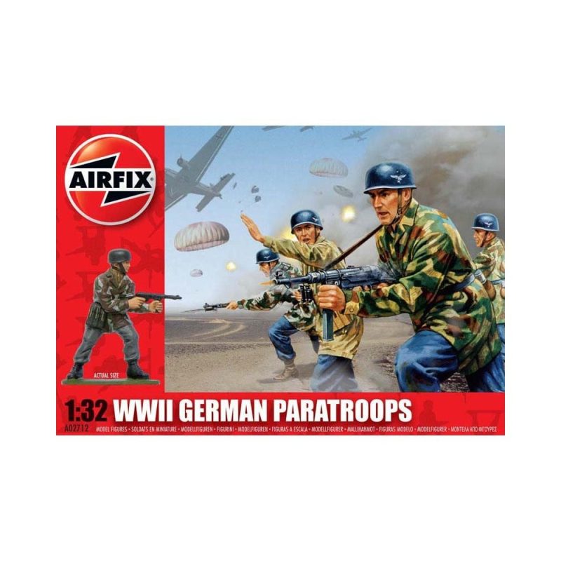 Airfix WWII German Paratroopers (1/32) A02712V Airfix WWII German Paratroopers (1/32) A02712V