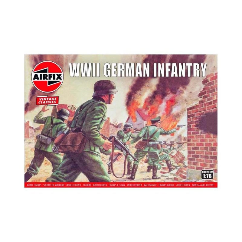 Airfix WWII German Infantry (1/76) A00705V Airfix WWII German Infantry (1/76) A00705V
