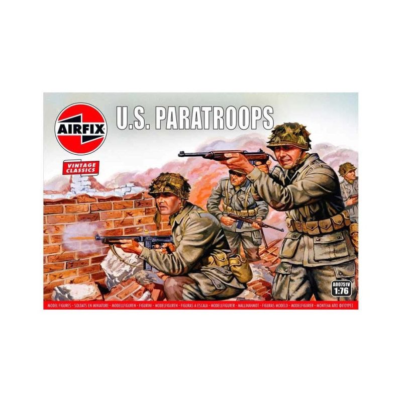 Airfix WWII US Paratroops (1/76) A00751V Airfix WWII US Paratroops (1/76) A00751V