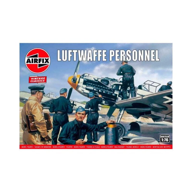 Airfix Luftwaffe Personnel (1/76) A00755V Airfix Luftwaffe Personnel (1/76) A00755V