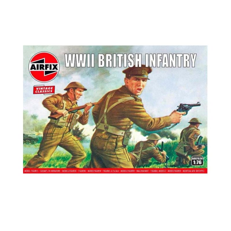 Airfix WWII British Infantry N. Europe (1/76) A00763V Airfix WWII British Infantry N. Europe (1/76) A00763V