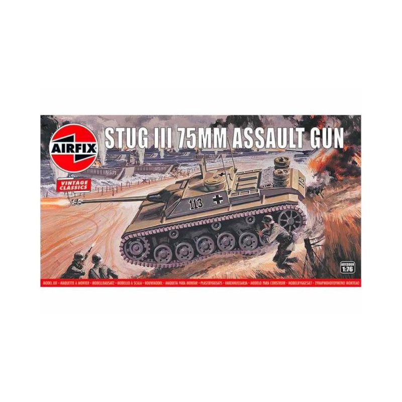 Airfix Stug III 75mm Assault Gun (1/76) A01306V Airfix Stug III 75mm Assault Gun (1/76) A01306V