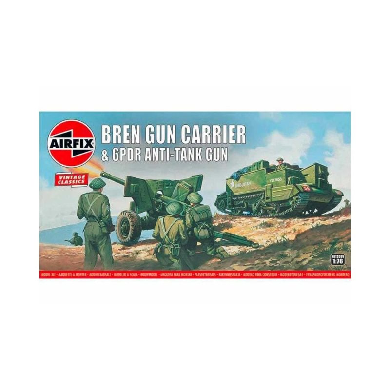 Airfix Bren Gun Carrier & 6PDR Anti-Tank Gun (1/76) A01309V Airfix Bren Gun Carrier & 6PDR Anti-Tank Gun (1/76) A01309V