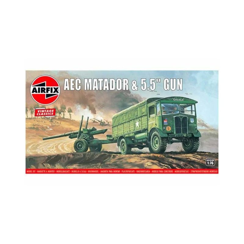 Airfix AEC Matador & 5.5inch Gun (1/76) A01314V Airfix AEC Matador & 5.5inch Gun (1/76) A01314V