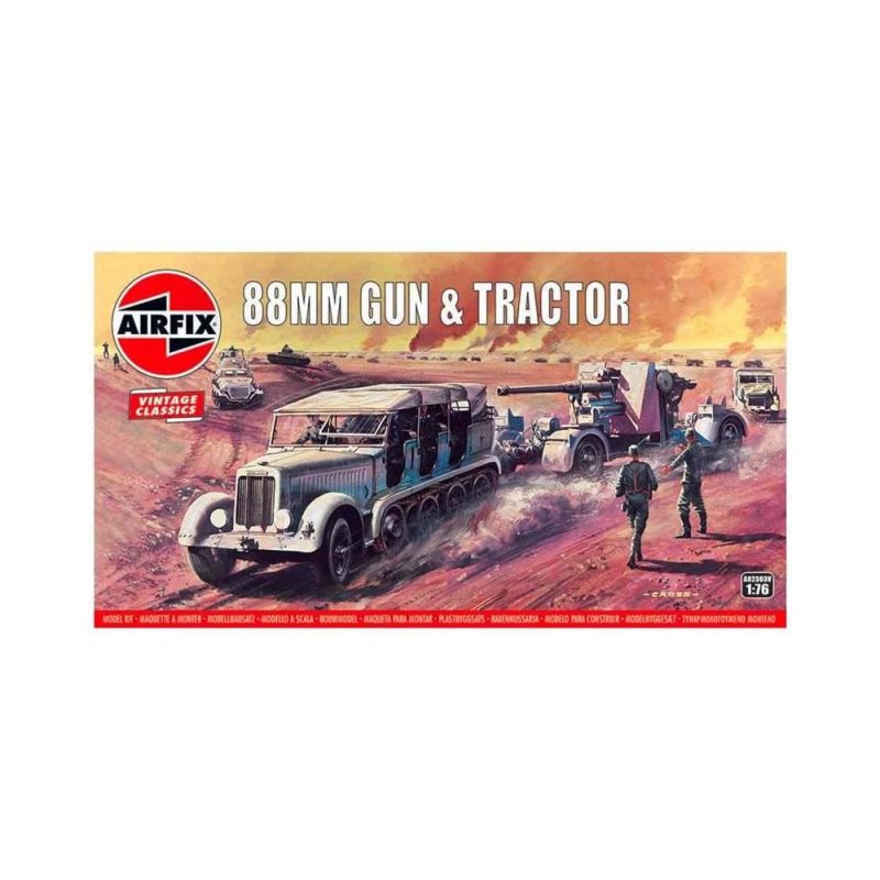 Airfix 88mm Gun & Tractor (1/76) A02303V