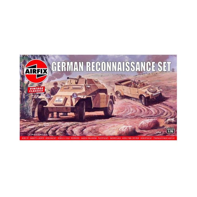 Airfix German Reconnaissance Set (1/76) A02312V Airfix German Reconnaissance Set (1/76) A02312V
