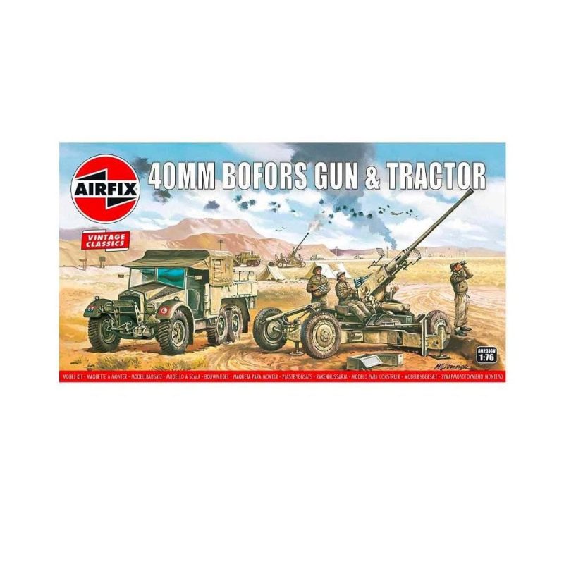 Airfix Bofors 40mm Gun & Tractor (1/76) A02314V Airfix Bofors 40mm Gun & Tractor (1/76) A02314V