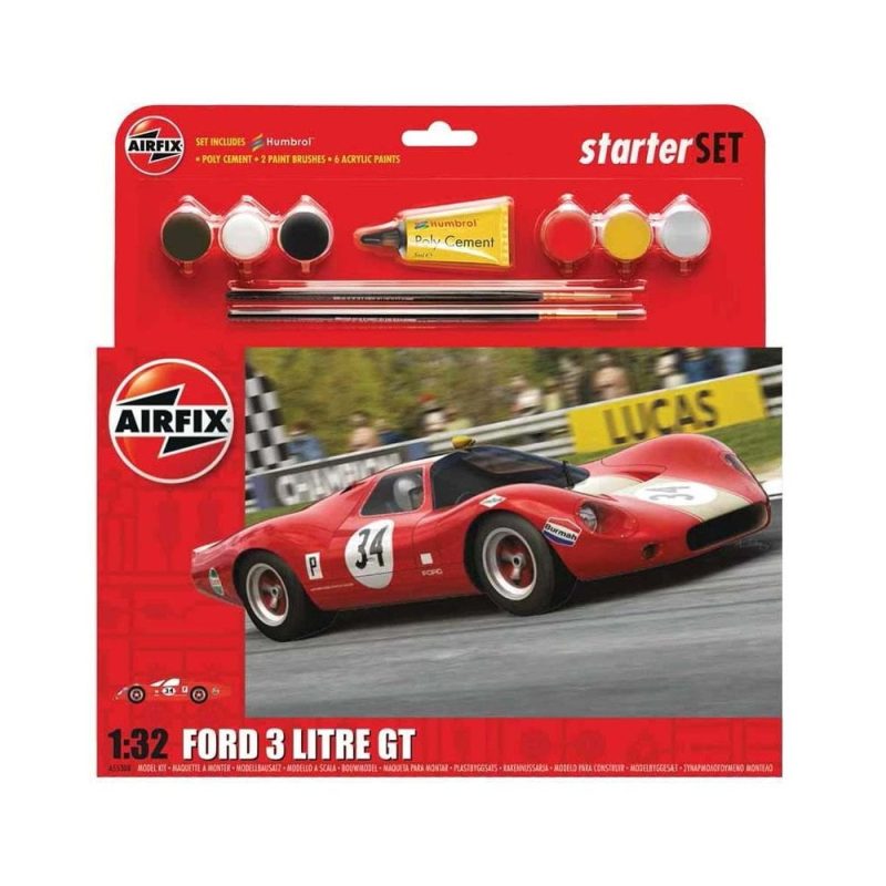 Airfix Large Starter Set - Ford 3 Litre GT (1/32) A55308 Airfix Large Starter Set - Ford 3 Litre GT (1/32) A55308