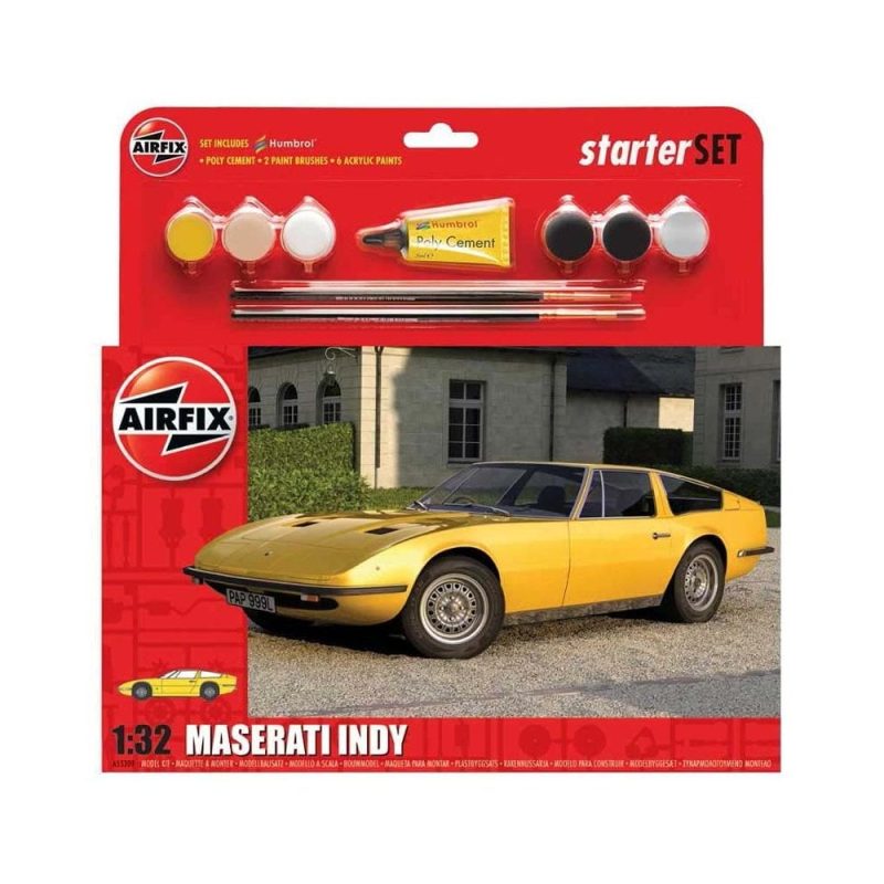 Airfix Large Starter Set - Maserati Indy (1/32) A55309 Airfix Large Starter Set - Maserati Indy (1/32) A55309