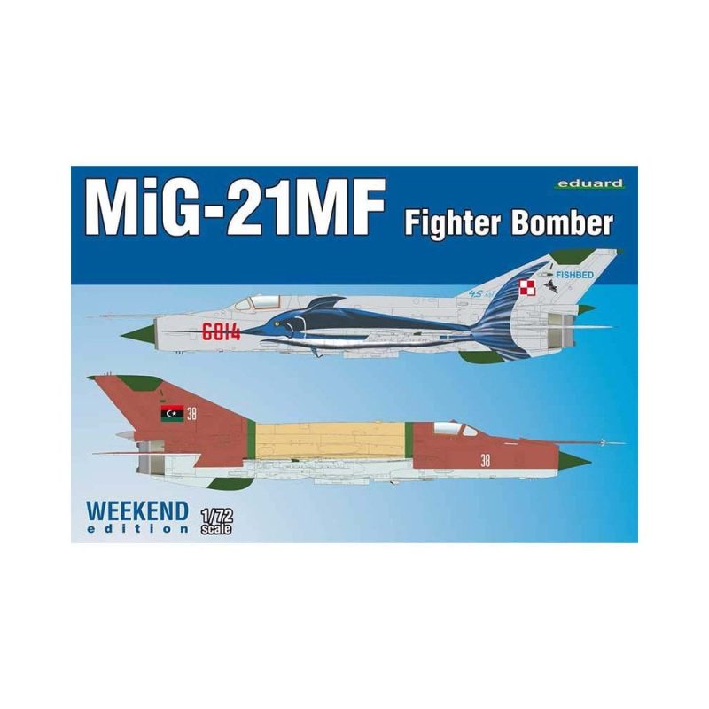 Eduard Weekend MiG-21MF Fighter Bomber (1/72) 7451 Eduard Weekend MiG-21MF Fighter Bomber (1/72) 7451