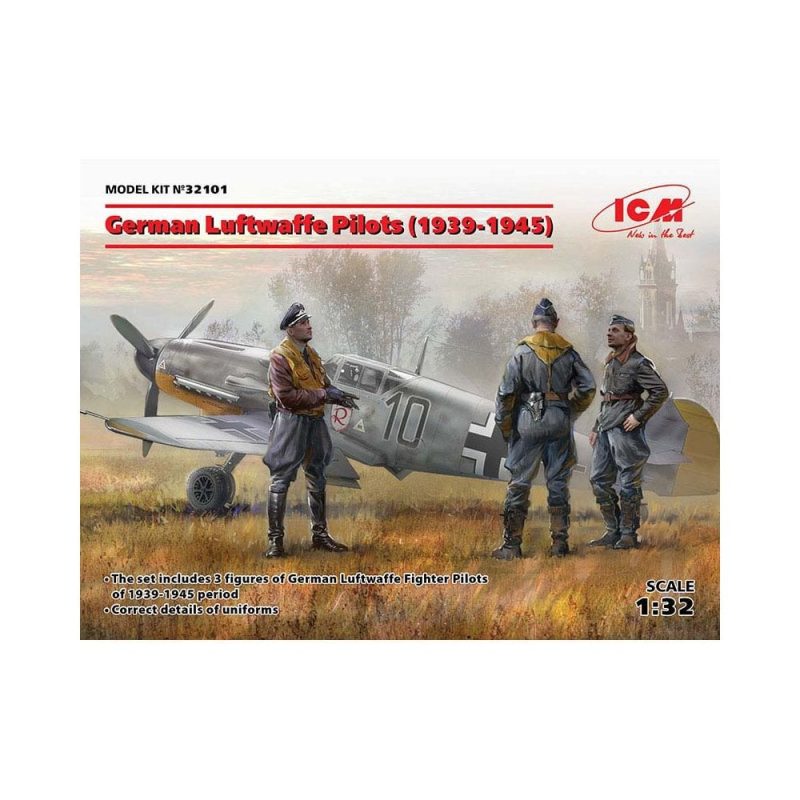 1/32 German Luftwaffe Pilots (1939-1945) ICM 32101 1/32 German Luftwaffe Pilots (1939-1945) ICM 32101