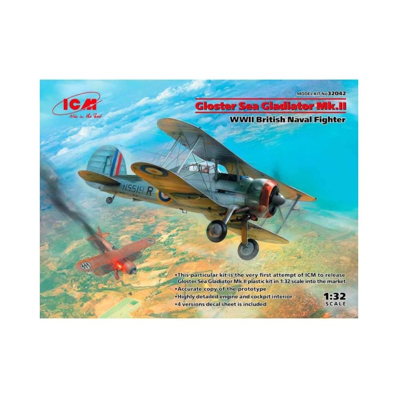 1/32 Gloster Sea Gladiator Mk.II ICM 32042 1/32 Gloster Sea Gladiator Mk.II ICM 32042
