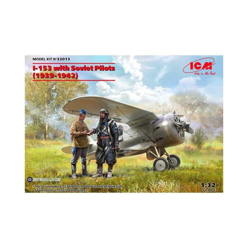 1/32 I-153 with Soviet Pilots (1939-1942) ICM 32013 1/32 I-153 with Soviet Pilots (1939-1942) ICM 32013