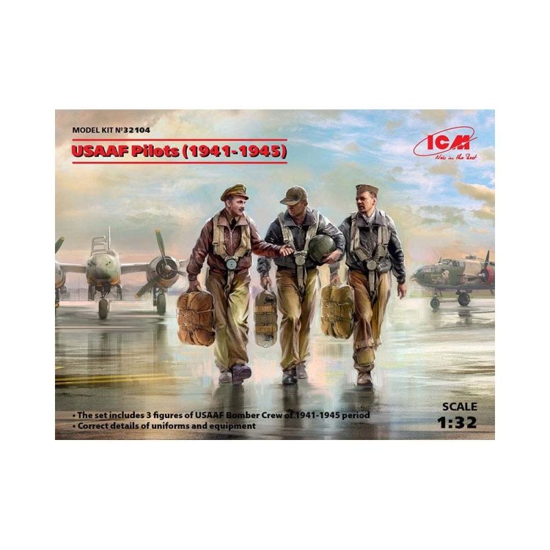 1/32 USAAF Pilots (1941-1945) ICM 32104 1/32 USAAF Pilots (1941-1945) ICM 32104