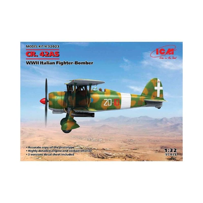 1/32 CR. 42AS Italian Fighter - Bomber ICM 32023 1/32 CR. 42AS Italian Fighter - Bomber ICM 32023