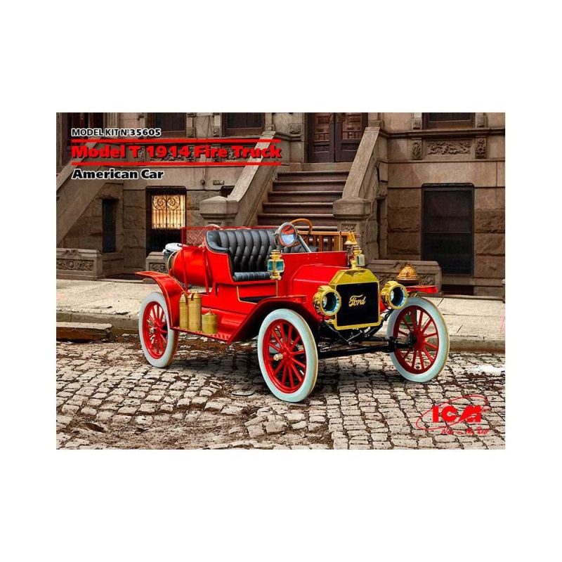 1/35 American Ford T 1914 Fire Truck ICM 35605 1/35 American Ford T 1914 Fire Truck ICM 35605