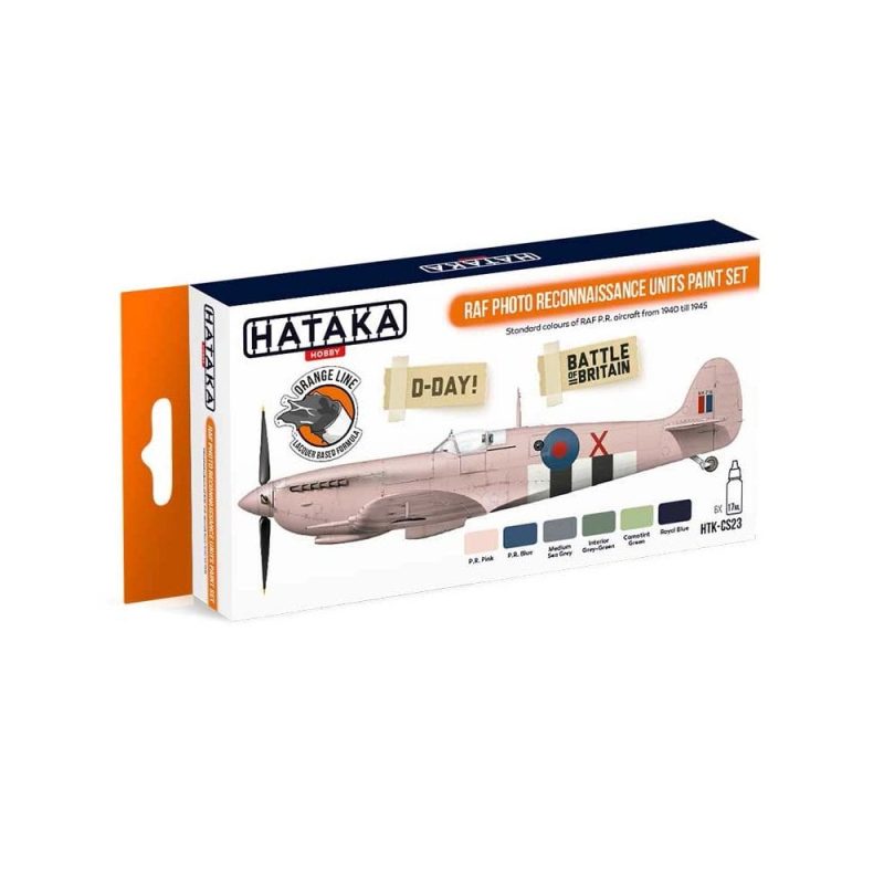 Hataka Orange Line Paint Set - Photo Recon Units HTK-CS23