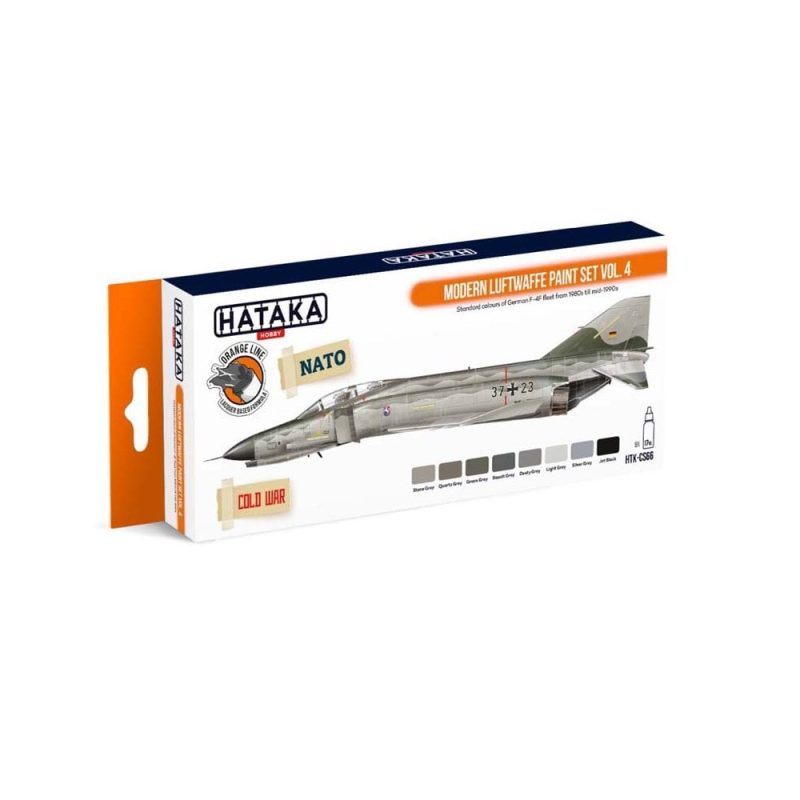 Hataka Orange Line Paint Set - Luftwaffe Vol.4 HTK-CS66