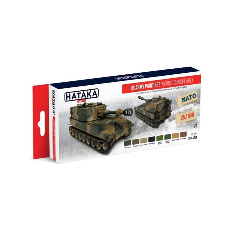 Hataka Red Line Paint Set - Army Camo HTK-AS51