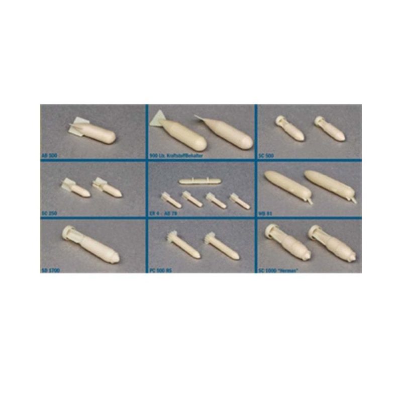 Italeri WWII German Aircraft Weapons (1/72) 26102 Italeri WWII German Aircraft Weapons (1/72) 26102