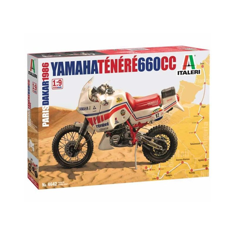 Italeri YAMAHA Tenere 660cc Paris Dakar 1986 (1/9) 4642 Italeri YAMAHA Tenere 660cc Paris Dakar 1986 (1/9) 4642