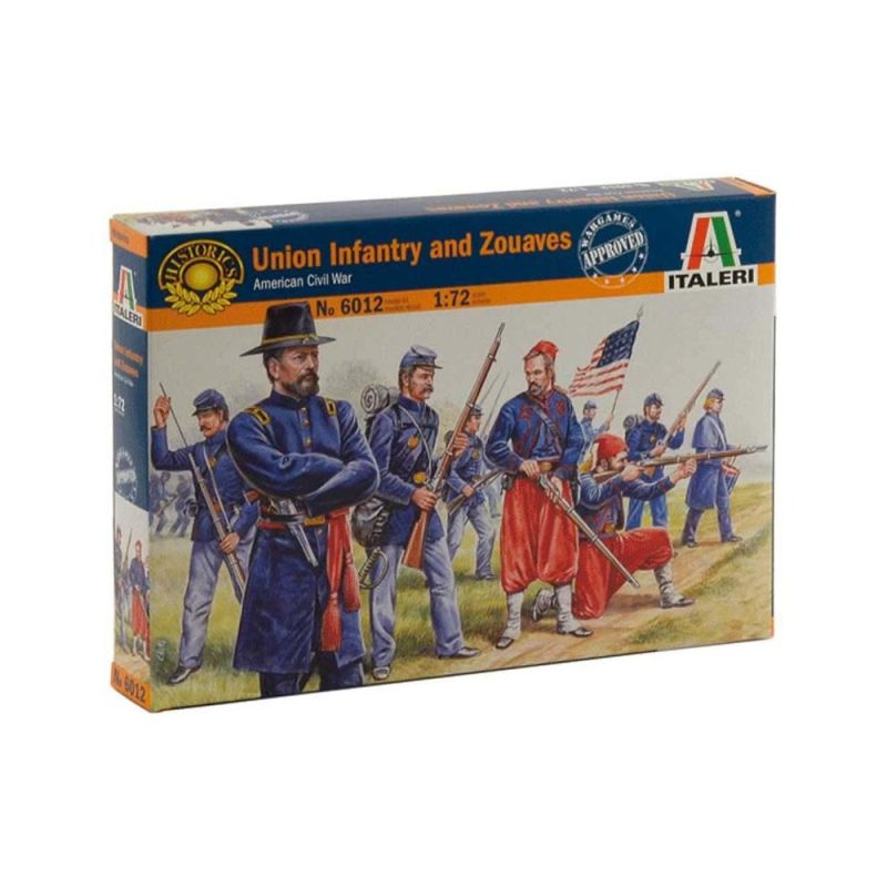 Italeri Union Infantry and Zouaves (1/72) 6012 Italeri Union Infantry and Zouaves (1/72) 6012