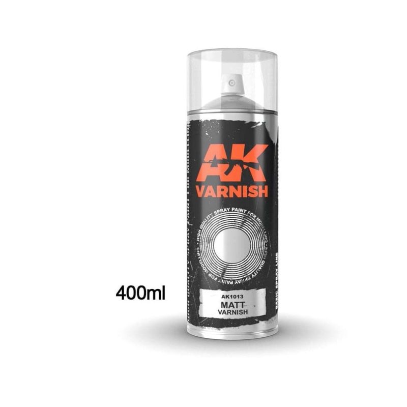 AK Interactive Matt Varnish Spray Can (400ml) AK-1013