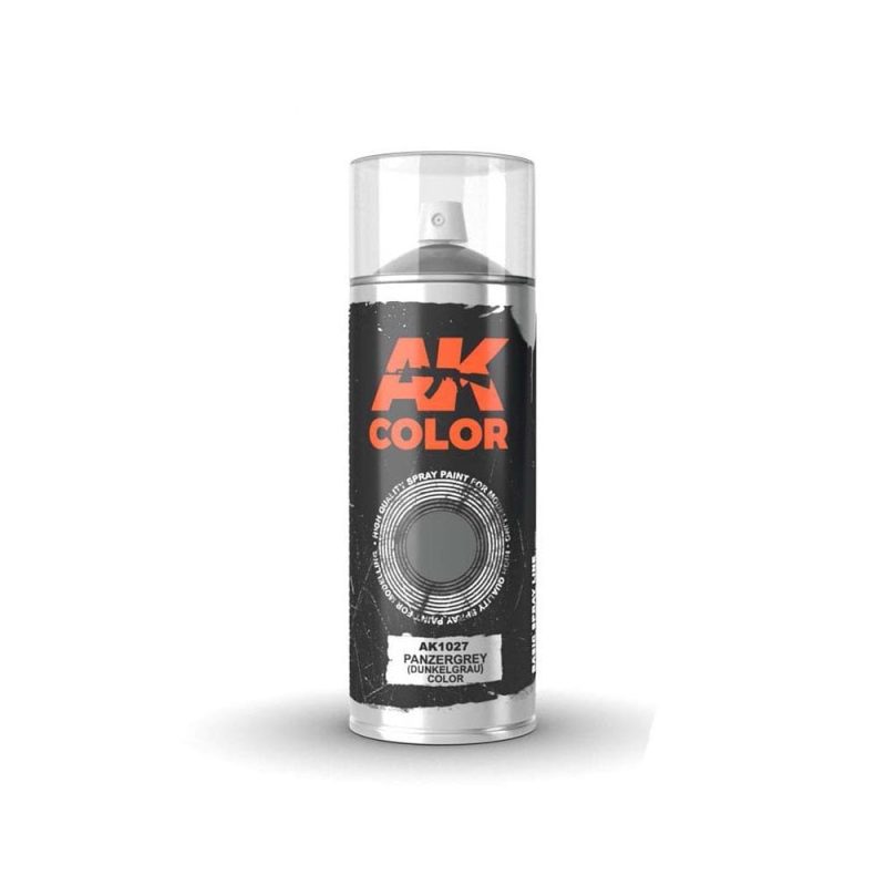 AK Interactive Panzergrey (Dunkelgrau) Color Spray Can (150ml) AK-1027