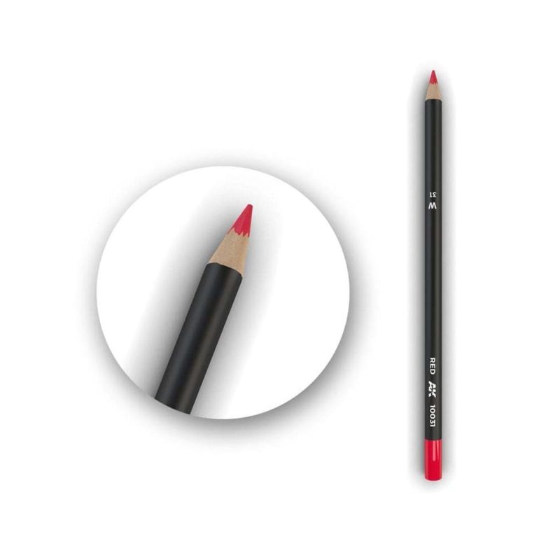AK Interactive Weathering Pencil Red AK-10031 AK Interactive Weathering Pencil Red AK-10031