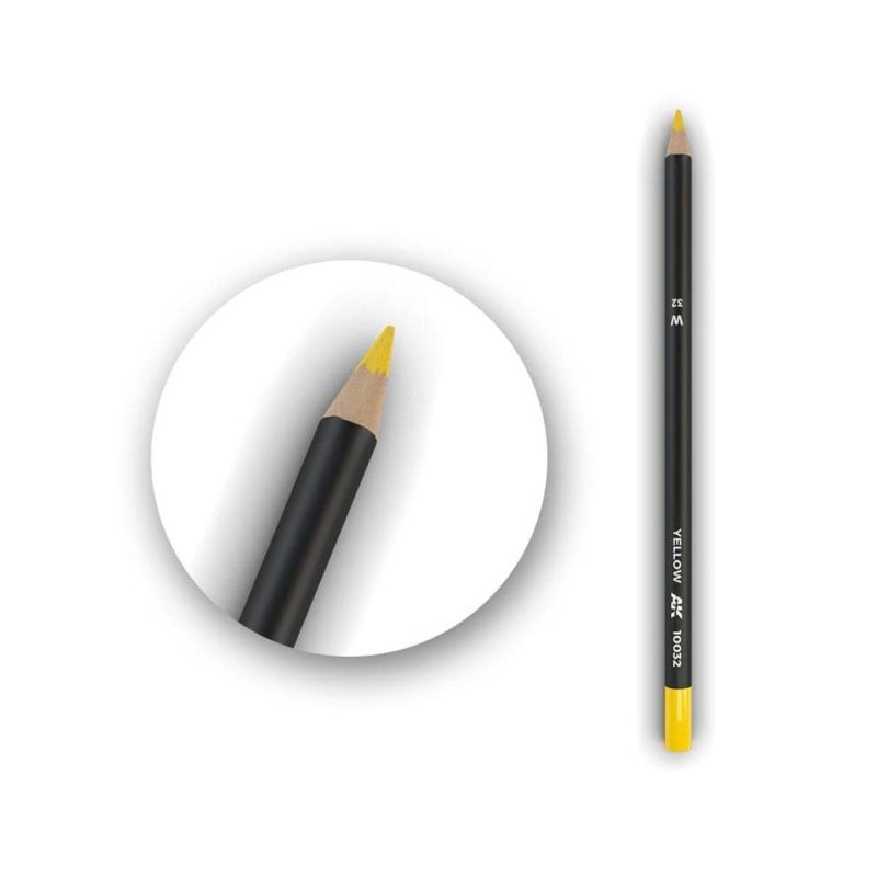 AK Interactive Weathering Pencil Yellow AK-10032 AK Interactive Weathering Pencil Yellow AK-10032