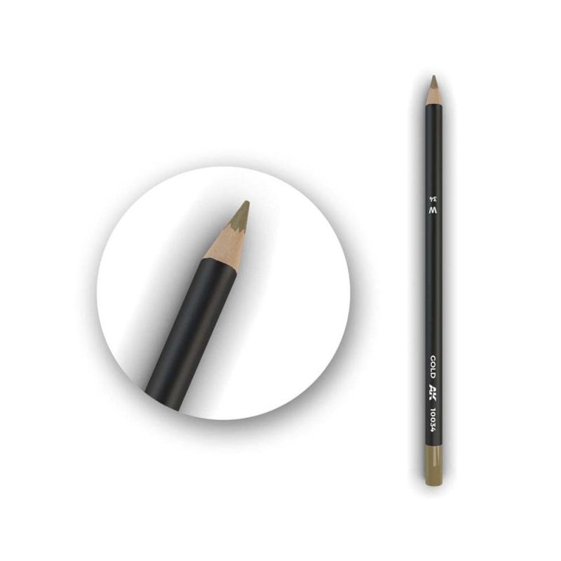 AK Interactive Weathering Pencil Gold AK-10034 AK Interactive Weathering Pencil Gold AK-10034