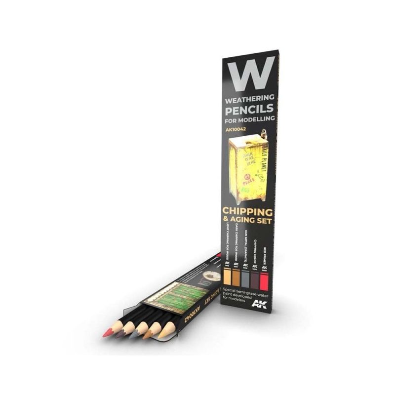 AK Interactive Weathering Pencil Set Chipping AK-10042 AK Interactive Weathering Pencil Set Chipping AK-10042