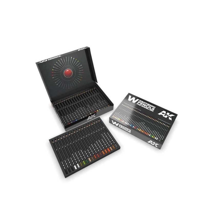 AK Interactive 37x Weathering Pencil Deluxe Edition Box AK-10047 AK Interactive 37x Weathering Pencil Deluxe Edition Box AK-10047