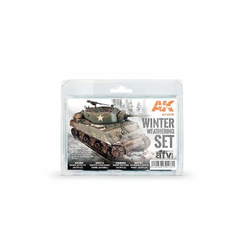 AK Interactive Winter Weathering Set AK-4270 AK Interactive Winter Weathering Set AK-4270