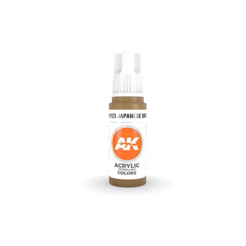 AK Interactive Japanese Brown 3rd Gen Acrylic (17ml) AK-11123 AK Interactive Japanese Brown 3rd Gen Acrylic (17ml) AK-11123