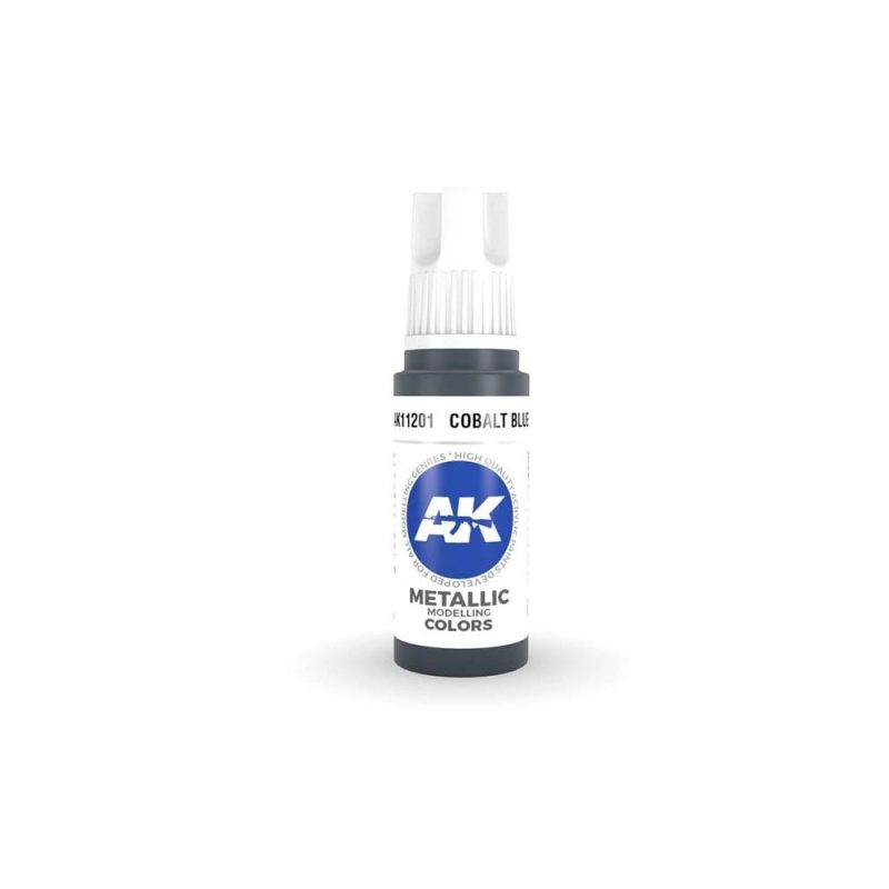 AK Interactive Cobalt Blue 3rd Gen Acrylic (17ml) AK-11201 AK Interactive Cobalt Blue 3rd Gen Acrylic (17ml) AK-11201